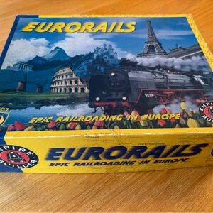 Eurorails Board Game, Mayfair 4507 European Railbuilding